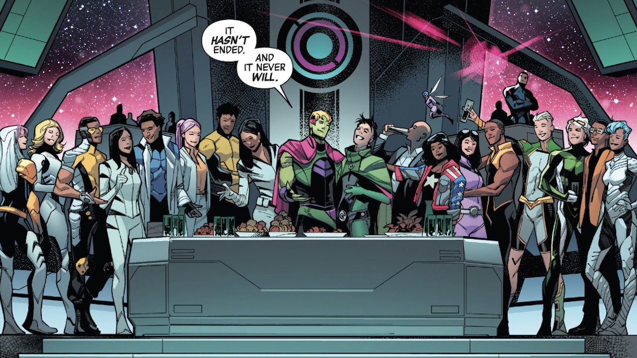 reseña marvel imperio. el día después: los vengadores. la felicidad nunca llega de forma completa