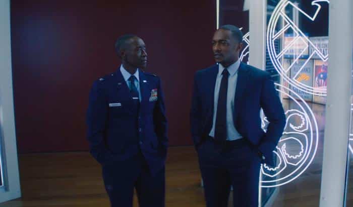 cameo de james rhodes en falcon y el soldado de invierno