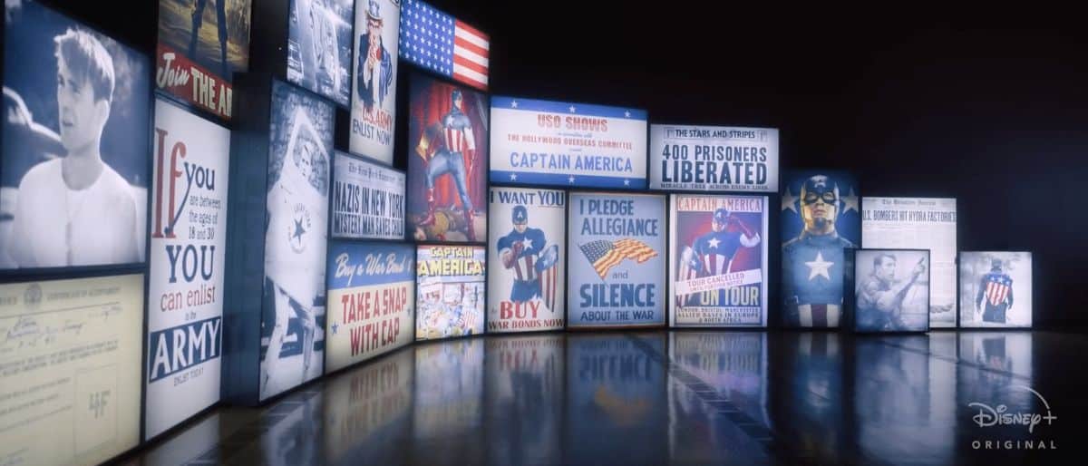 falcon y el soldado de invierno: exposición de capitán américa en el smithsonian 