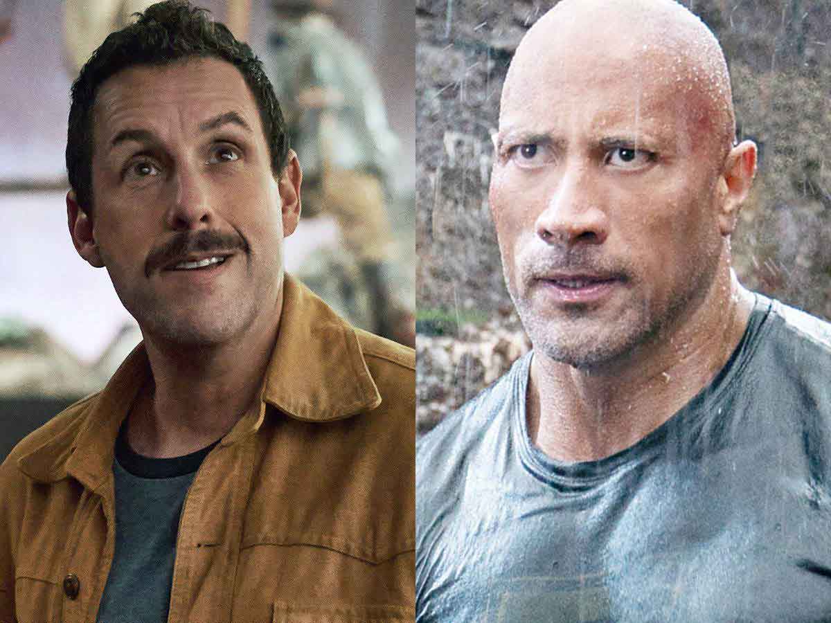 adam sandler y dwayne johnson