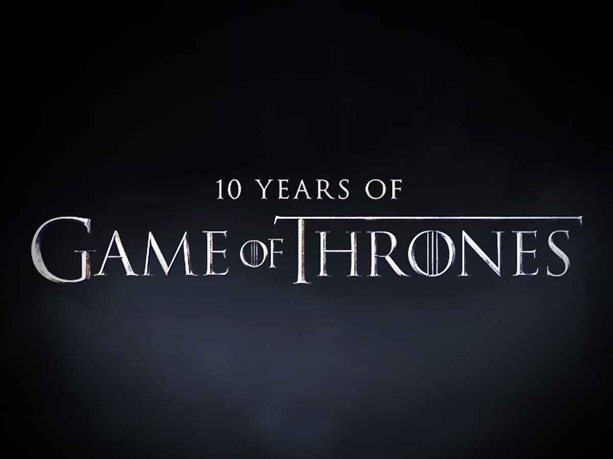hbo se prepara para el décimo aniversario de juego de tronos