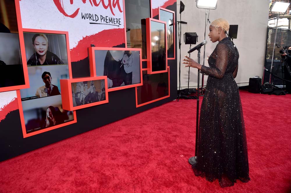 kirby howell-baptiste arrives at the premiere for cruella at the el capitan theatre on may 18, 2021 in los angeles, california