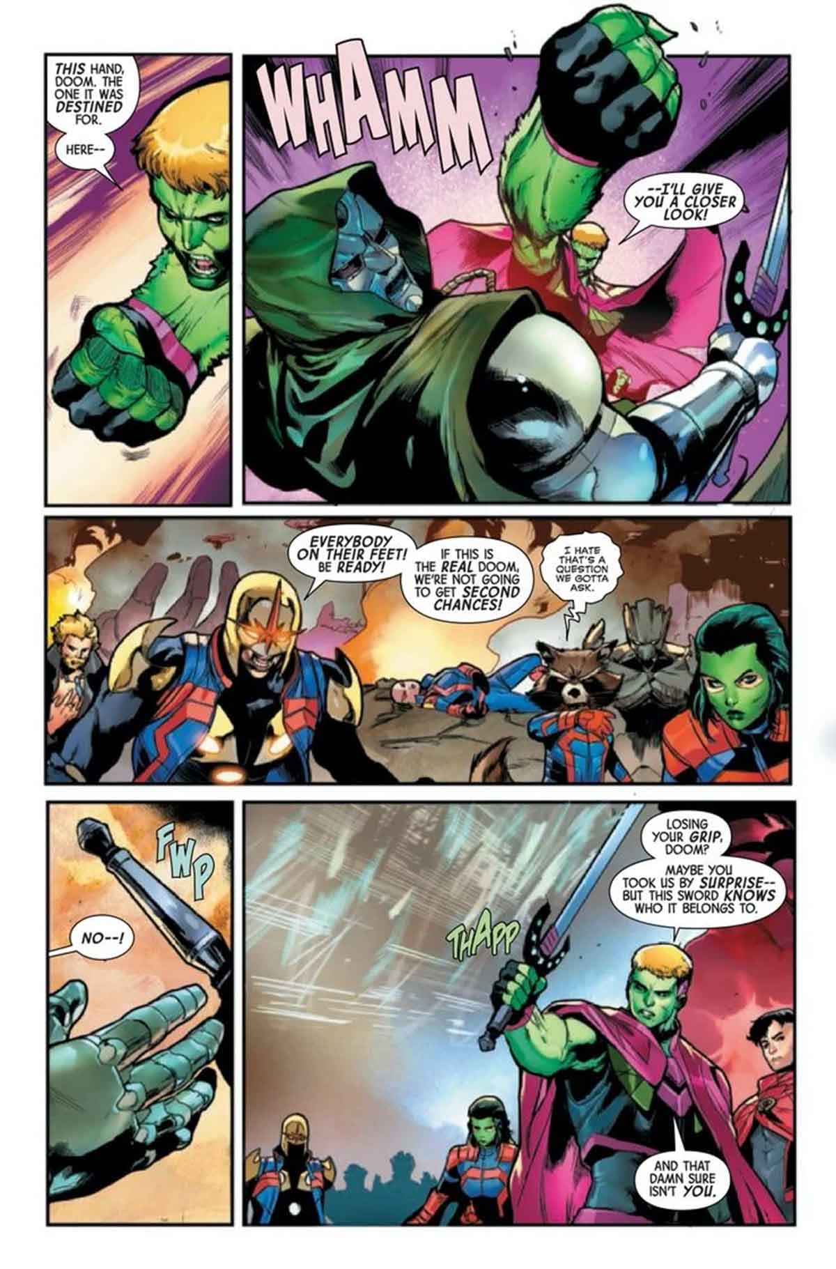 motivo por el que doctor doom se une a los guardianes de la galaxia