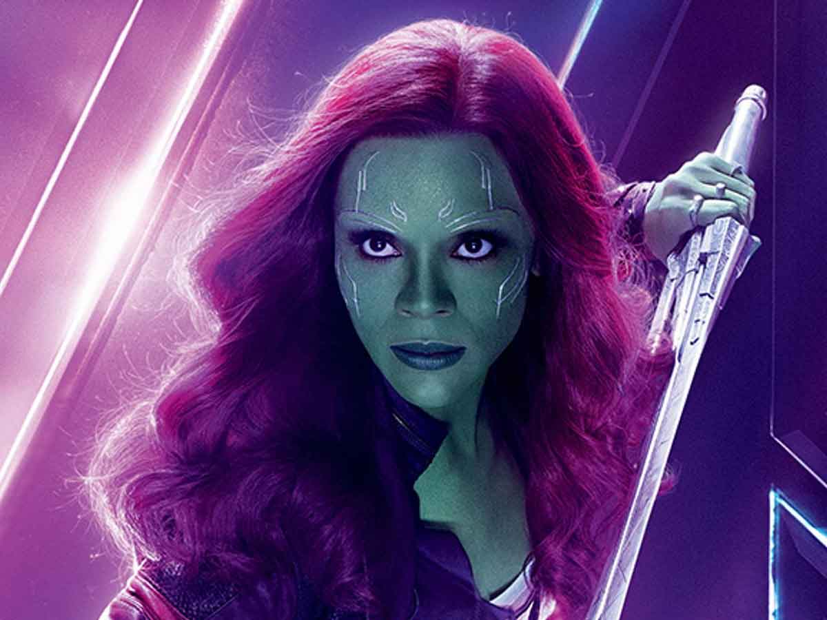 zoe saldaña como gamora