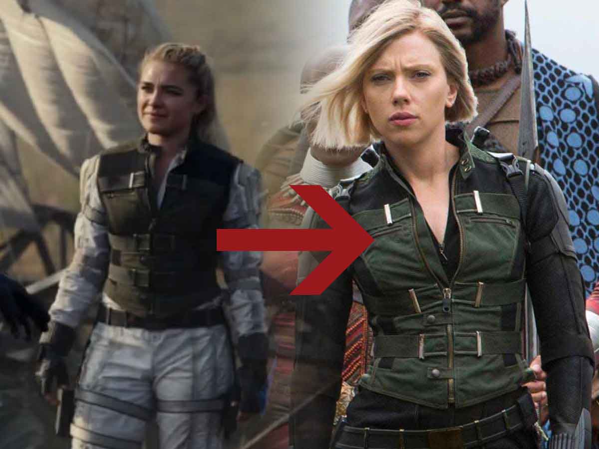 confirman un huevo de pascua de viuda negra y vengadores: infinity war