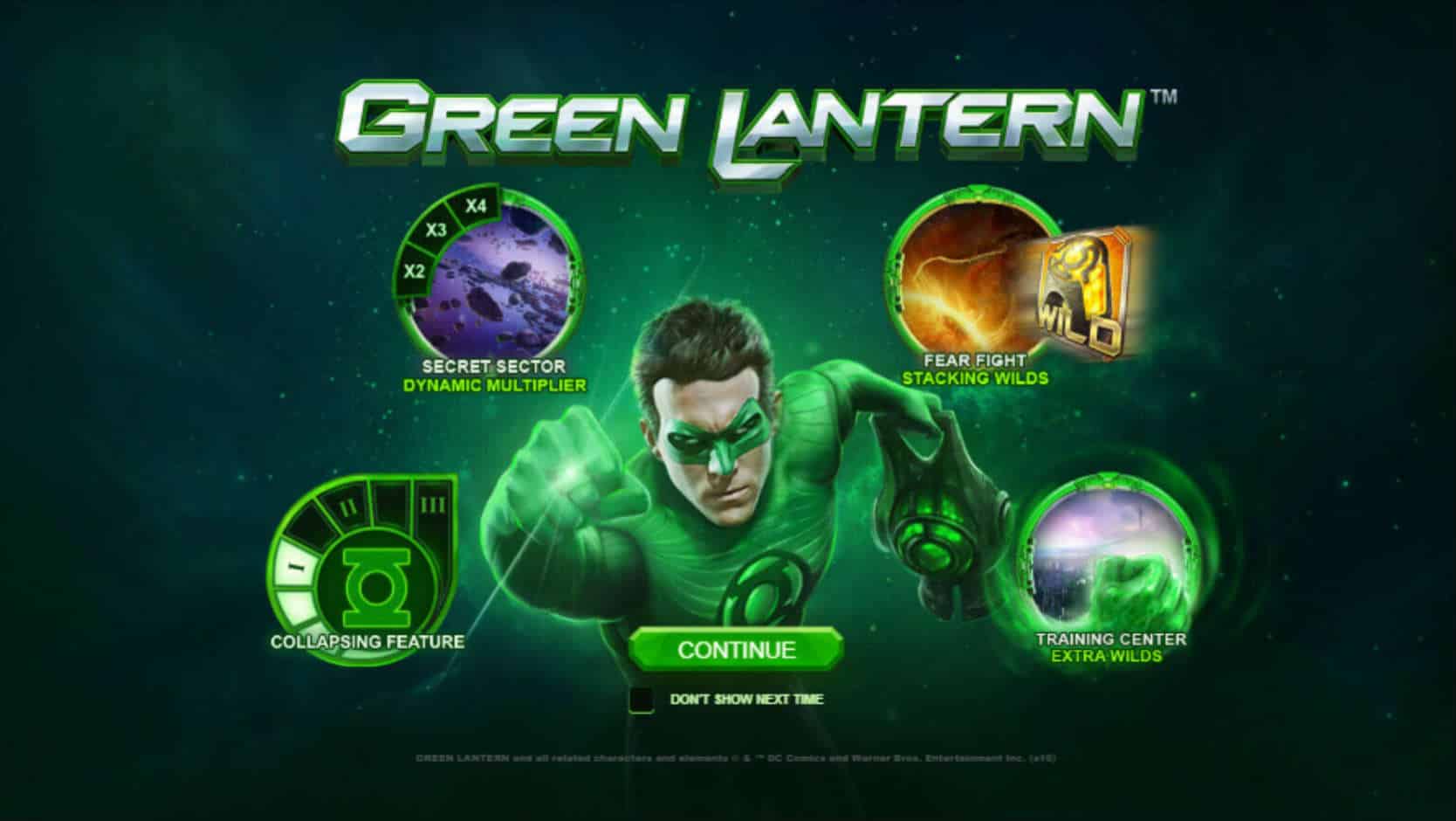 green lantern slot - playtech