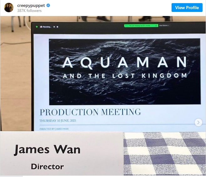 ¡oficial! este será el título de la secuela de aquaman