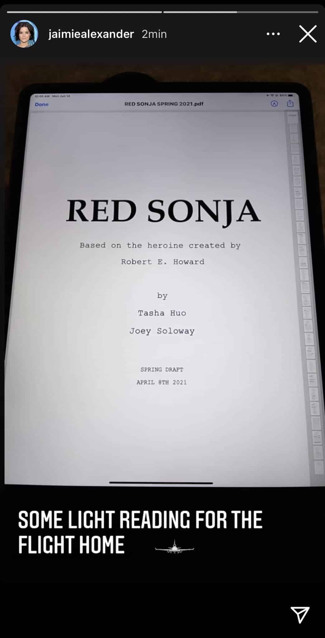 jaimie alexander red sonja movie