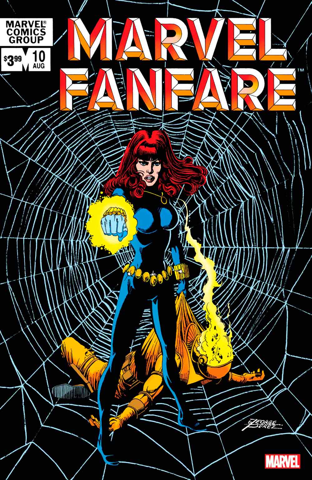 black widow marvel fanfare