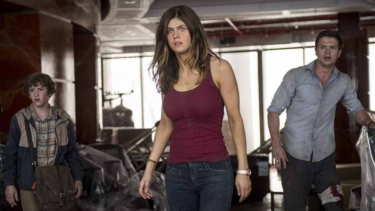 alexandra daddario en un fotograma de san andrés