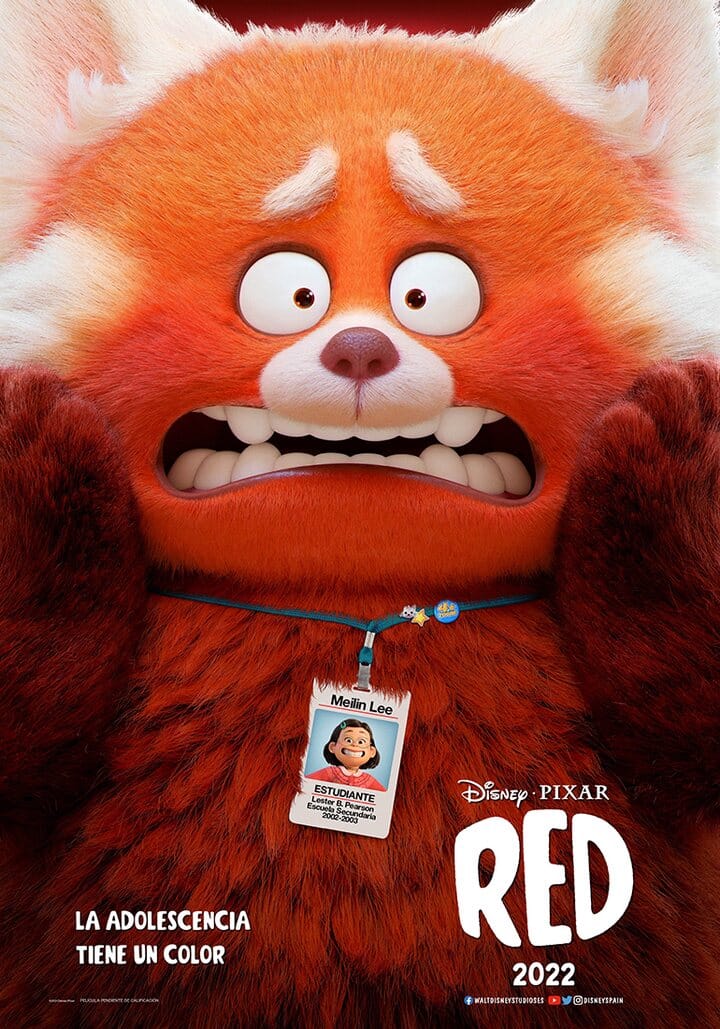 red, la próxima película de pixar que busca ser un éxito