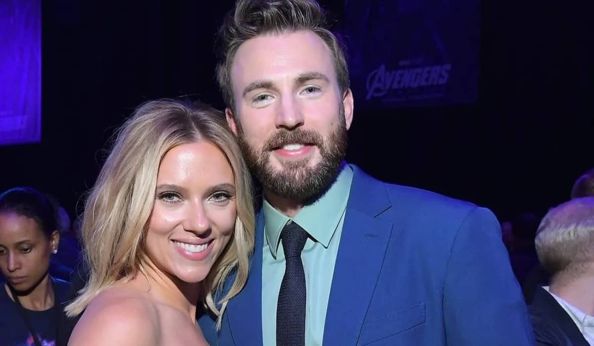 la amistad de scarlett johansson y chris evans es la mejor de marvel