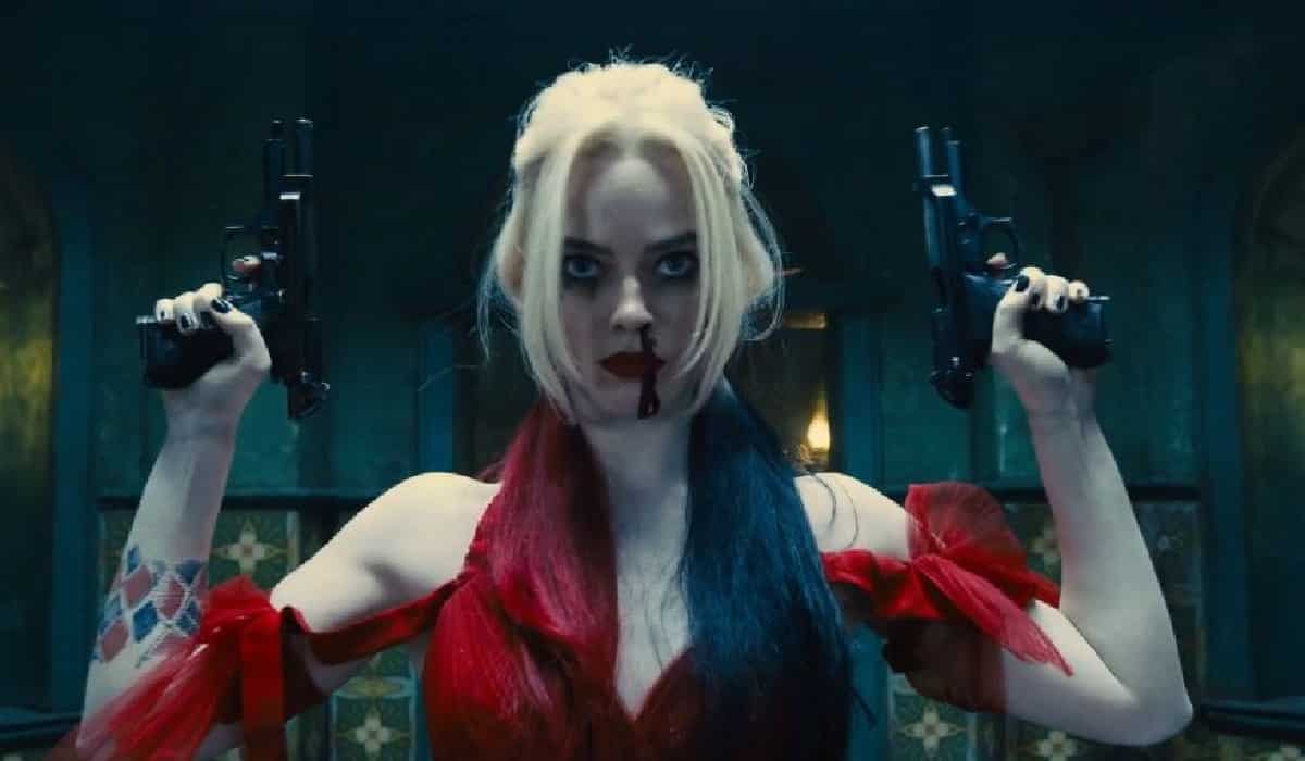 the suicide squad: margot robbie grabó esta increíble escena