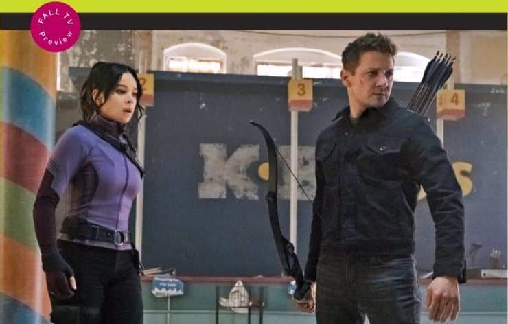 la nuevas imágenes de hawkeye revelan un personaje más