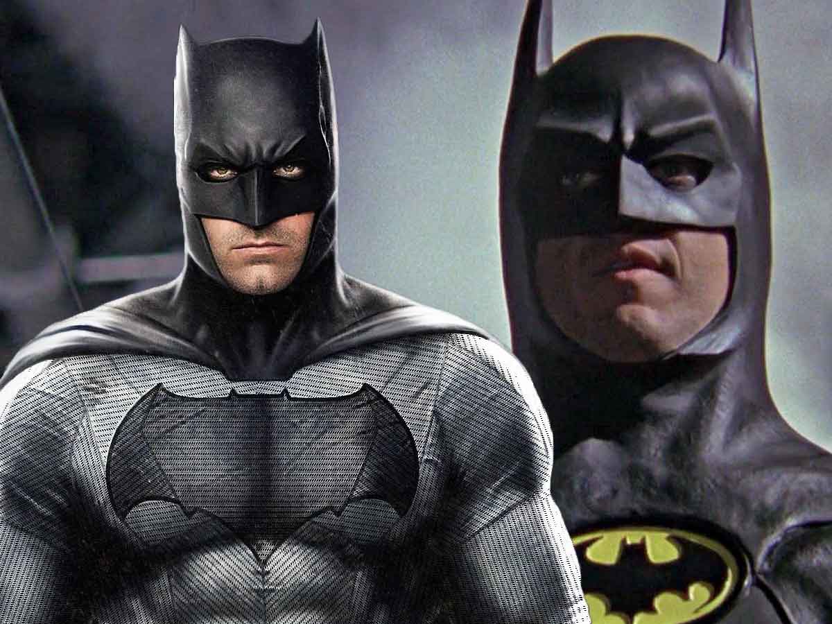 ben affleck y michael keaton batman en the flash