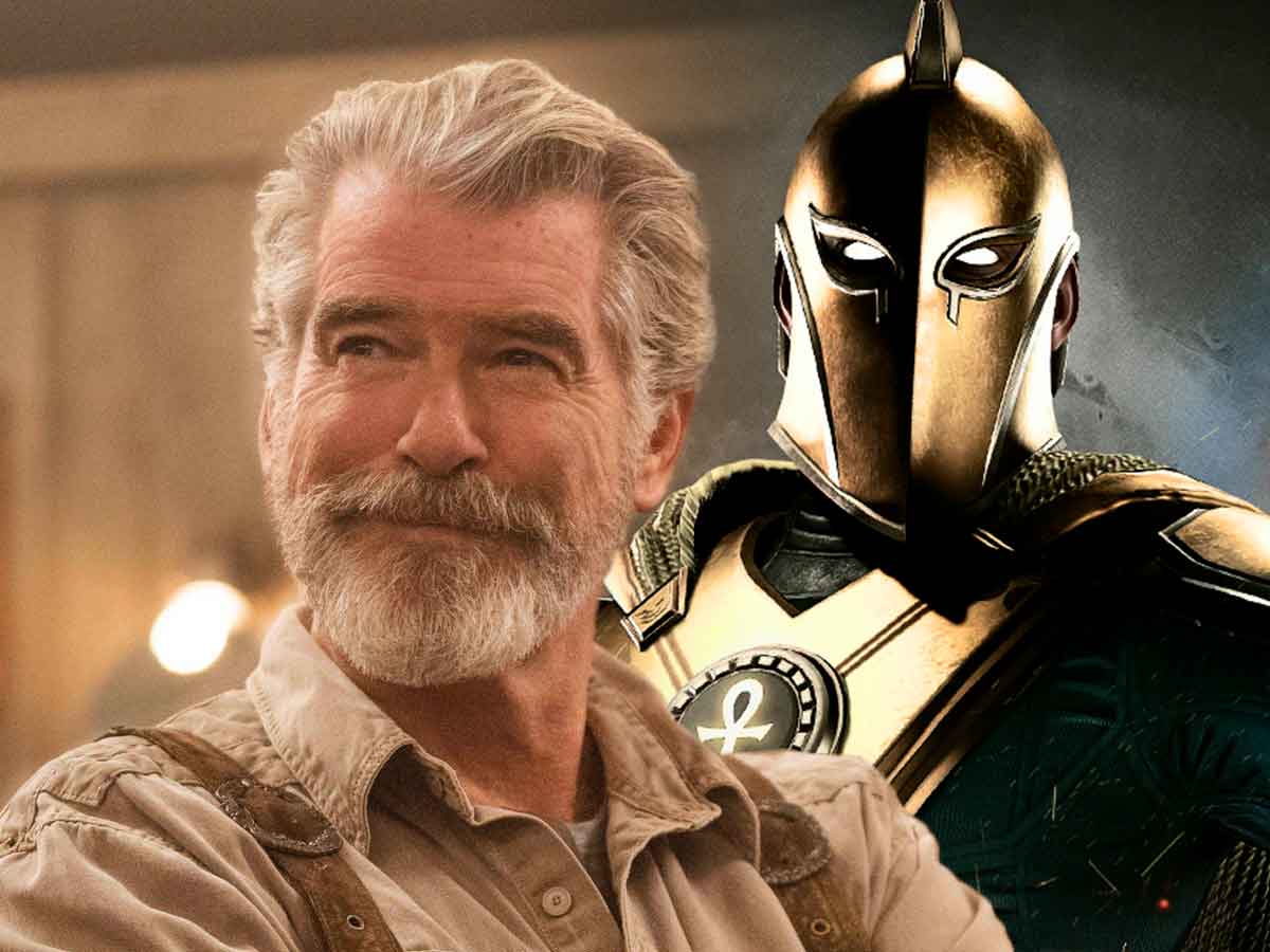 pierce brosnan doctor destino dc comics black adam
