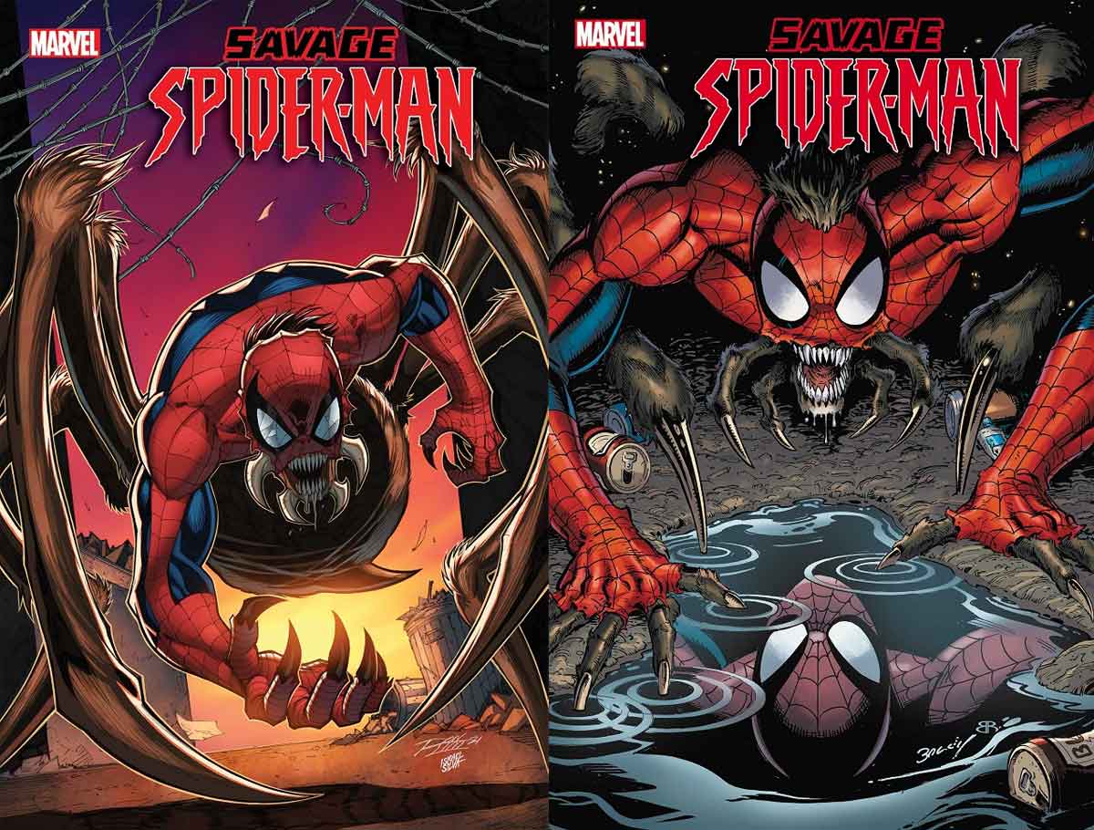 marvel convierte a spider-man en una araña monstruosa