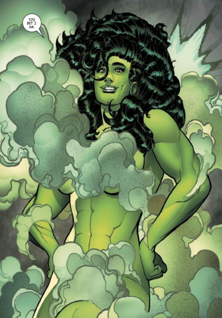 she-hulk regresa a la apariencia que la hizo famosa