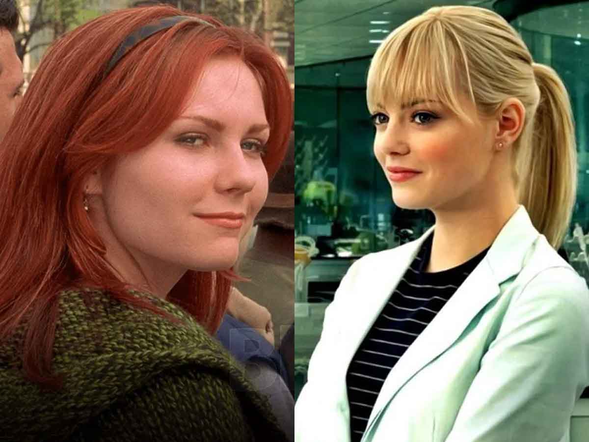 spider-man: no way home mary jane watson kirsten dunst gwen stacy emma stone