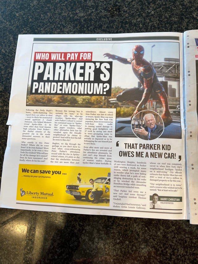 daily bugle spider-man