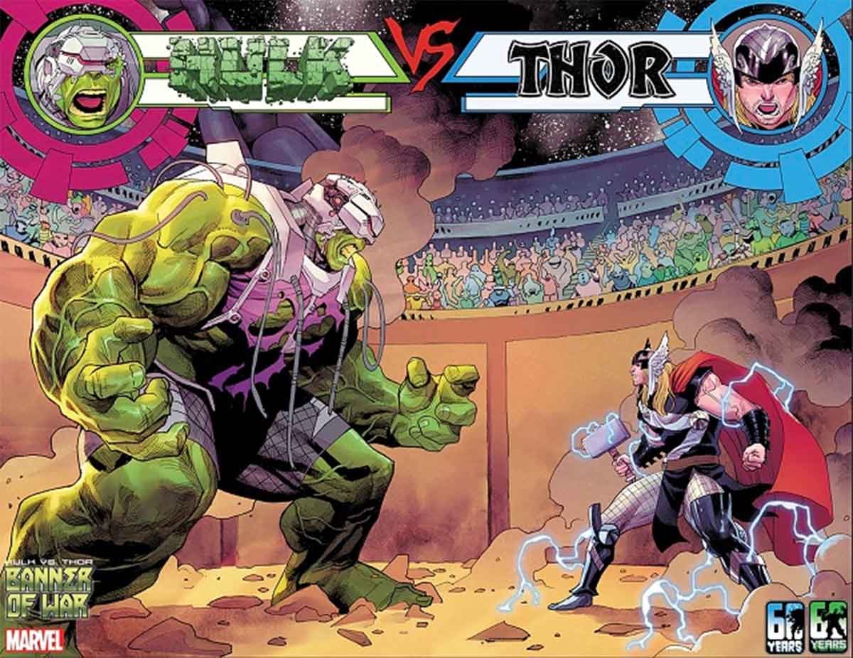 marvel anuncia un brutal enfrentamiento entre thor y hulk
