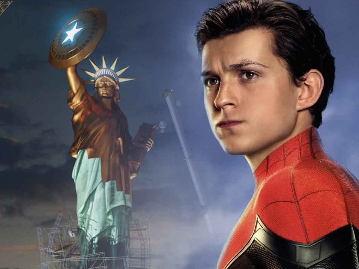estatua de la libertad en spider-man: no way home