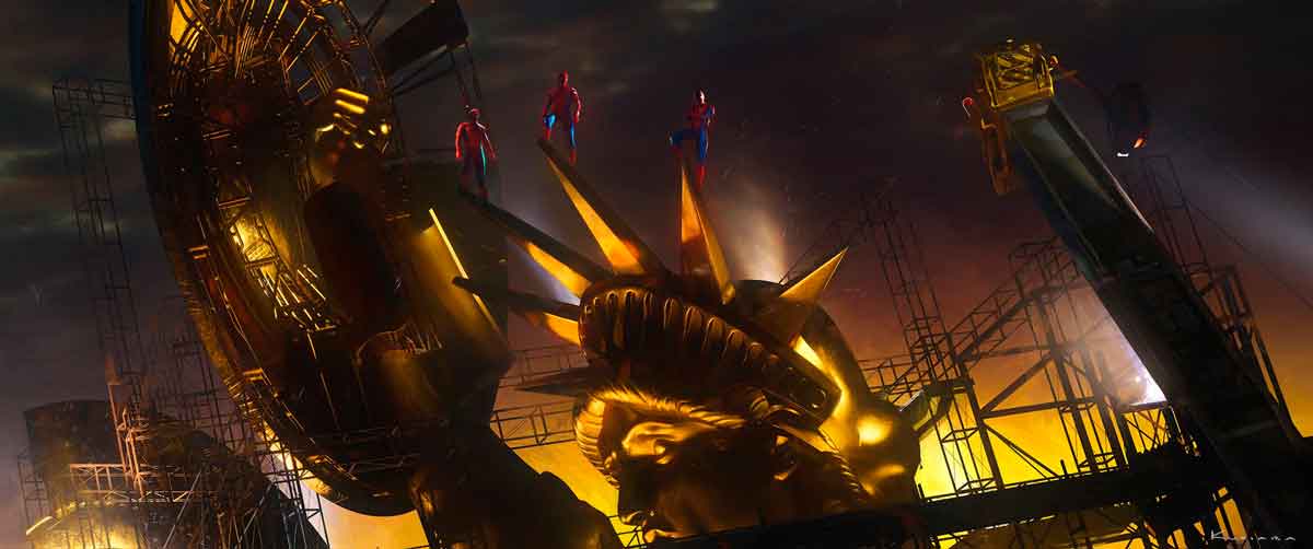 concept art spider-man no way home