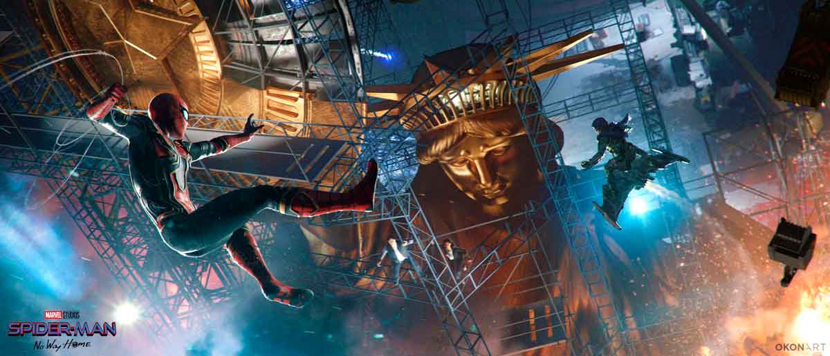 concept art spider-man no way home 