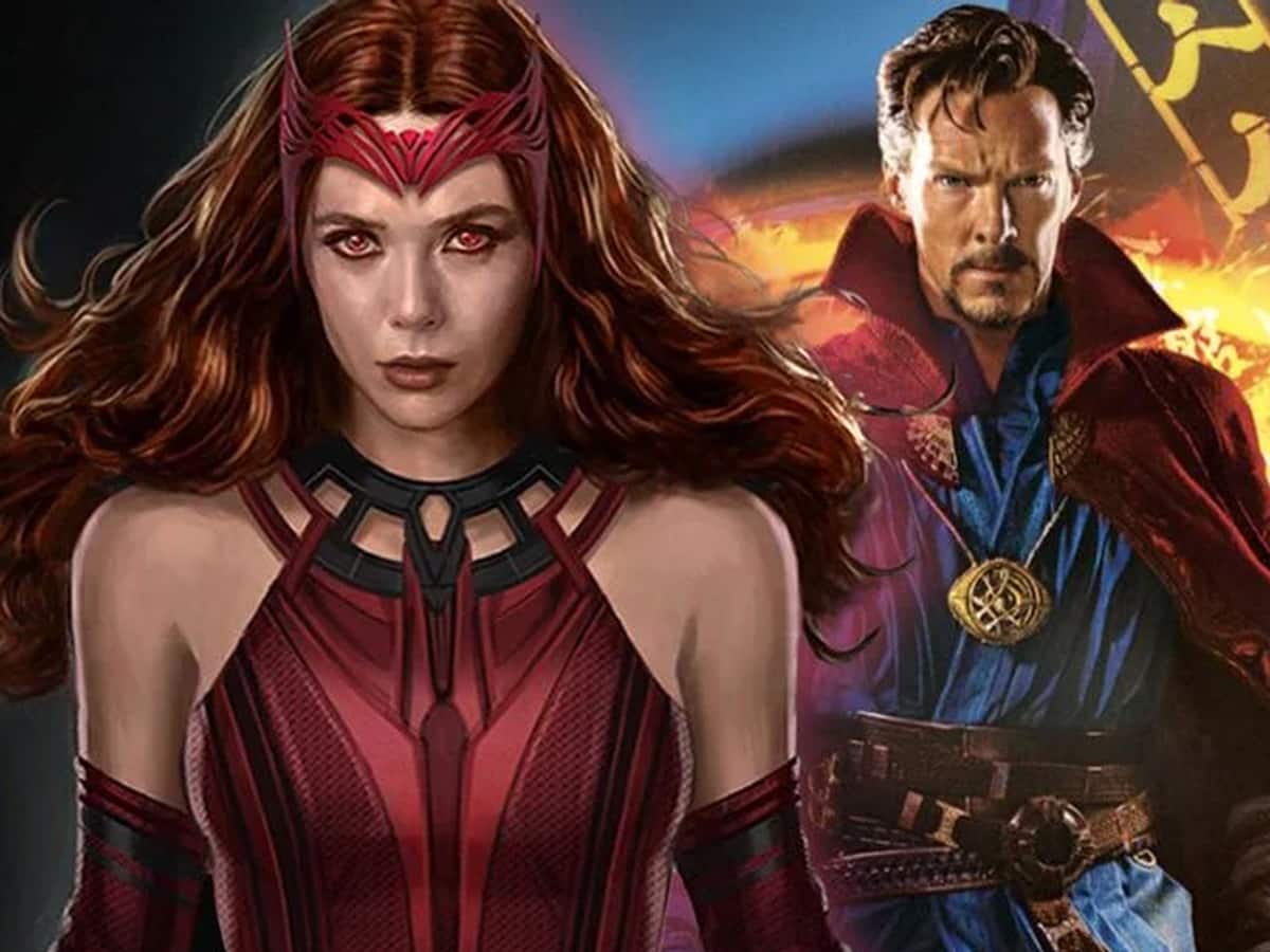 bruja escarlata en doctor strange en el multiverso de la locura