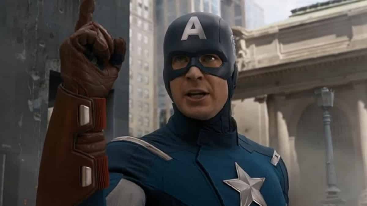 capitán américa en los vengadores