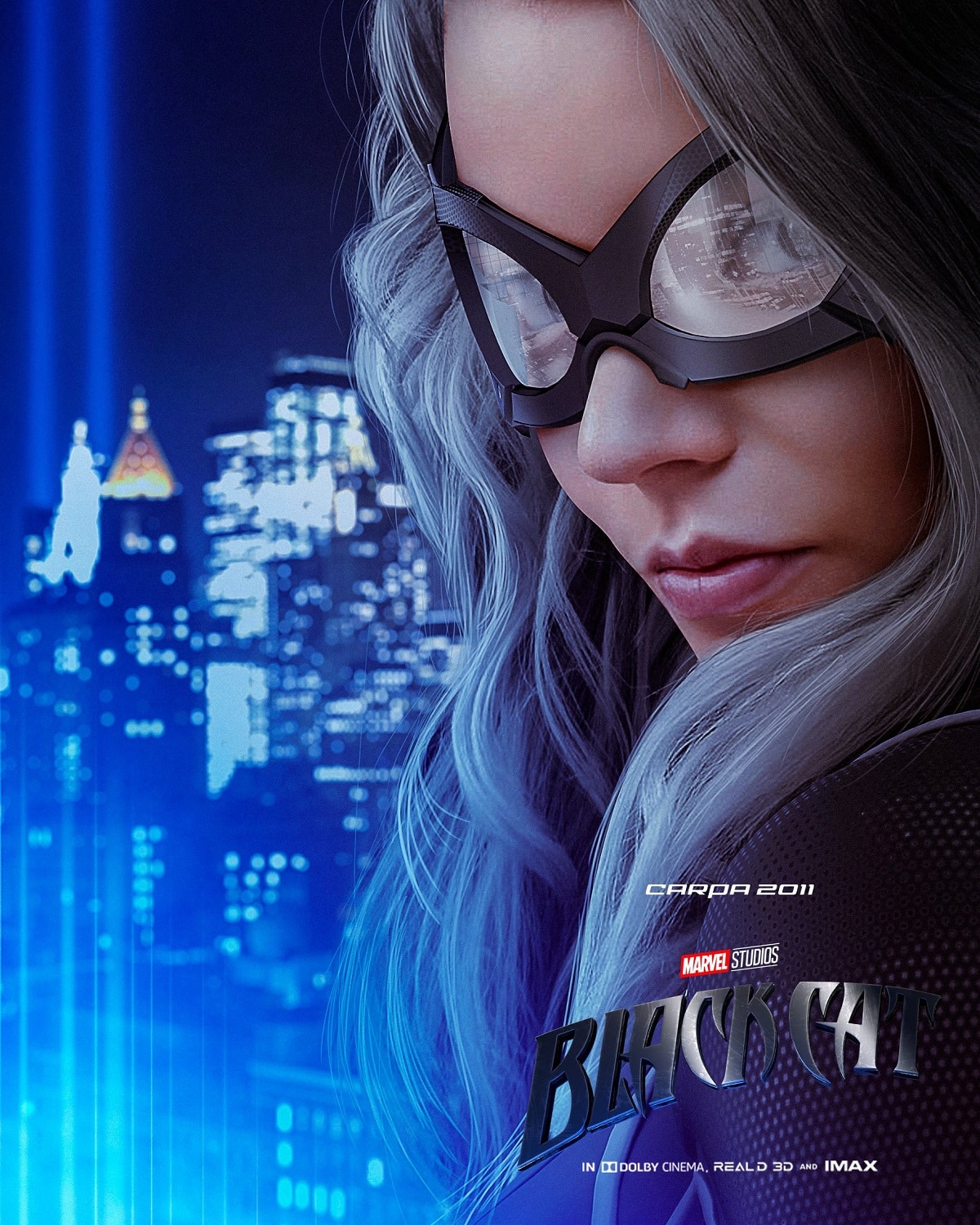 el fan art de anya taylor-joy como gata negra (marvel)