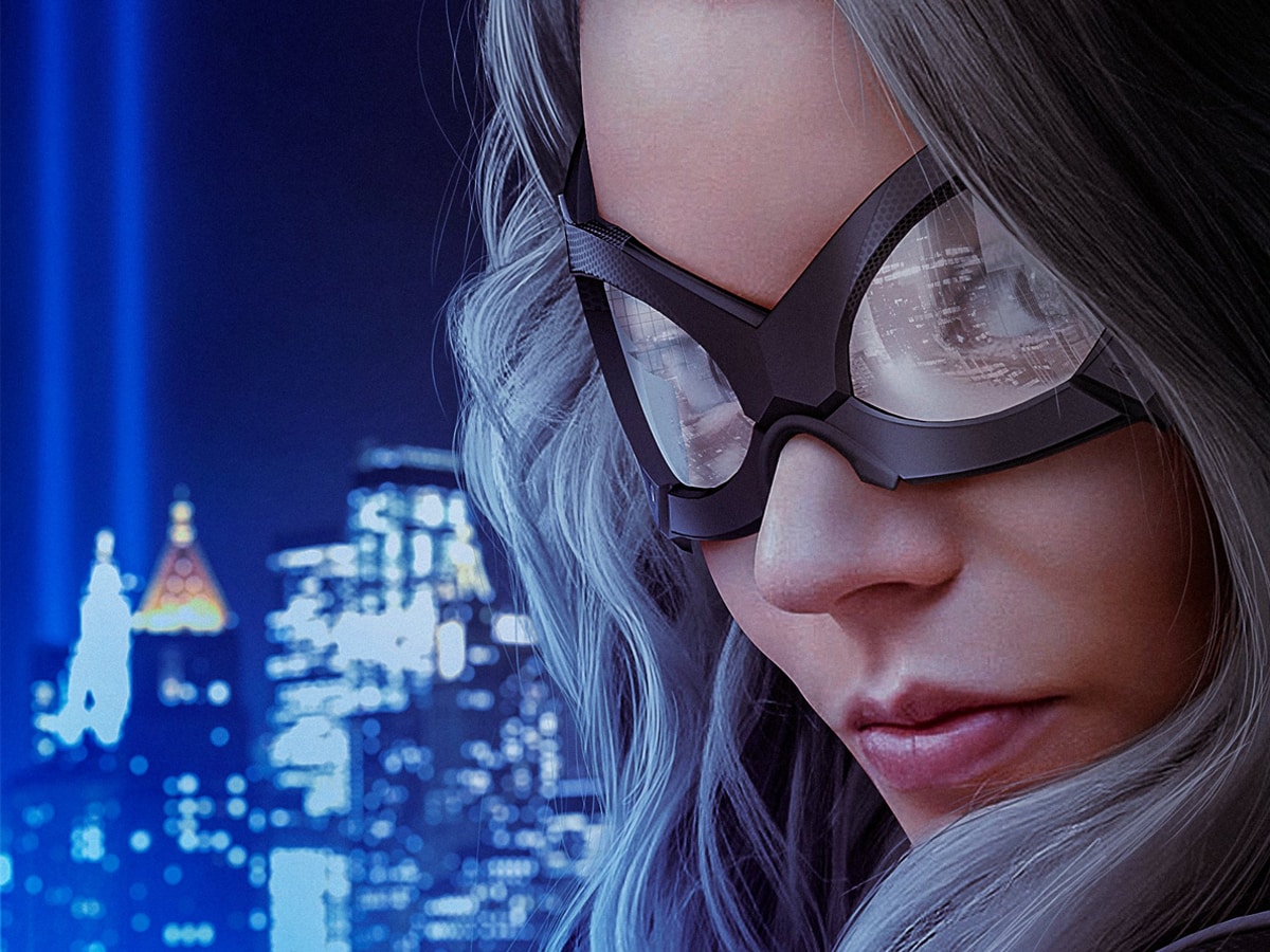 el fan art de anya taylor-joy como gata negra (marvel)