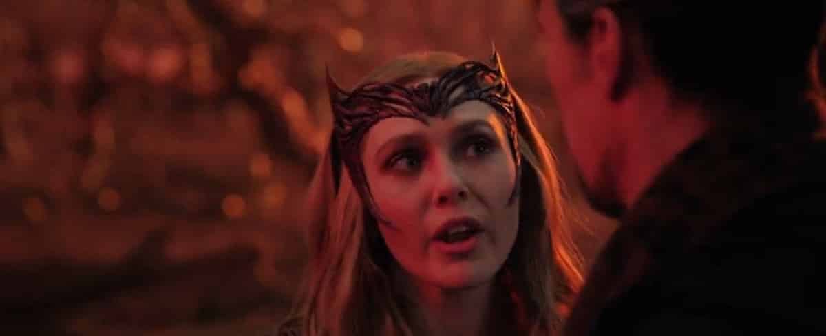 la conversación de bruja escarlata y el doctor strange