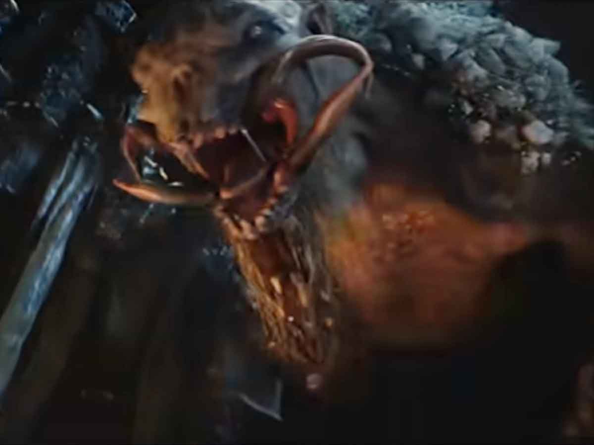 en el tráiler de el señor de los anillos aparece un monstruo ¿qué es?