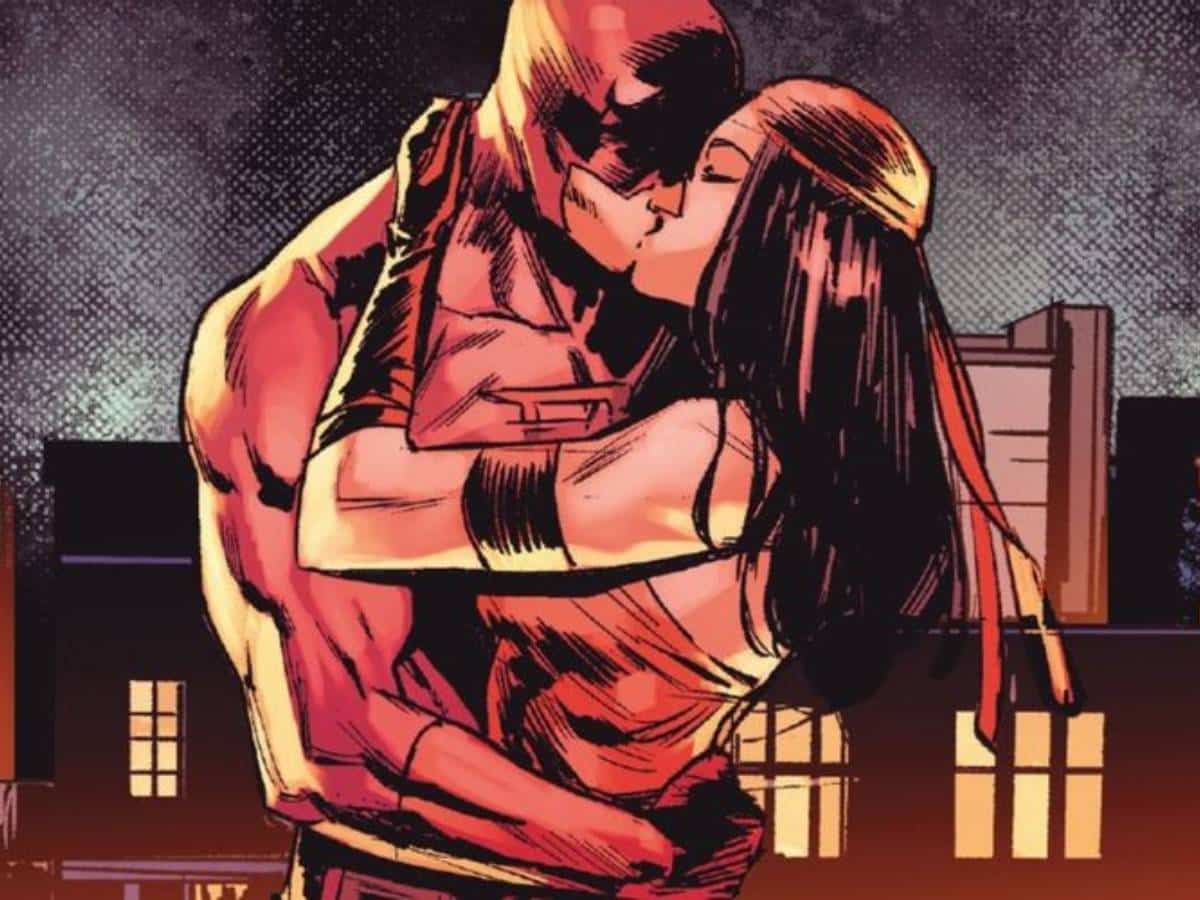 la historia de amor entre daredevil y elektra (marvel comics)