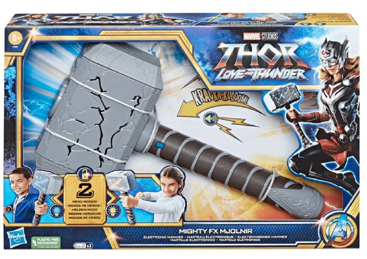 el nuevo martillo mjölnir en thor: love and thunder