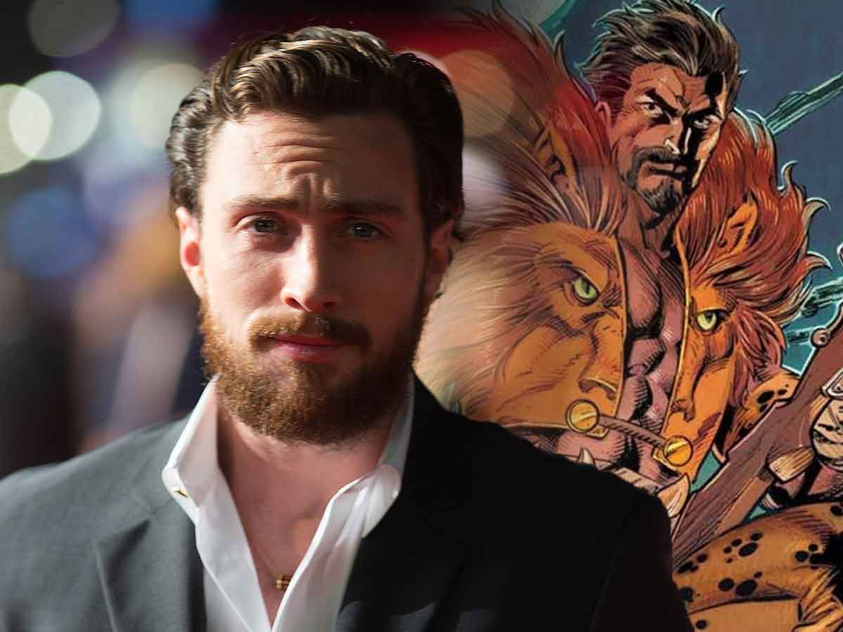 aaron taylor-johnson habla de la película kraven, el cazador