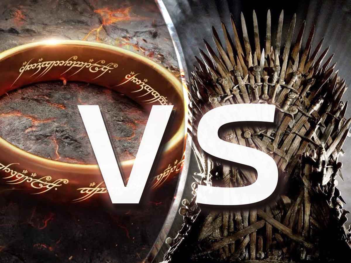 el señor de los anillos vs juego de tronos