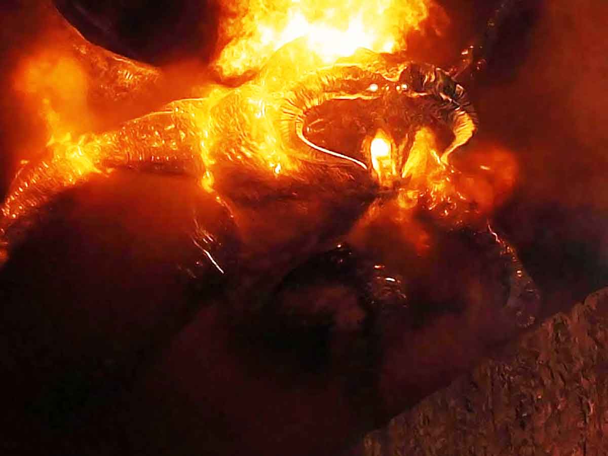 el balrog en el señor de los anillos: los anillos de poder