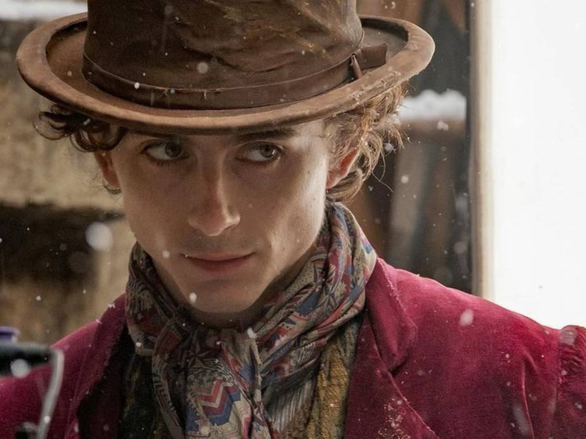 timothée chalamet como willy wonka