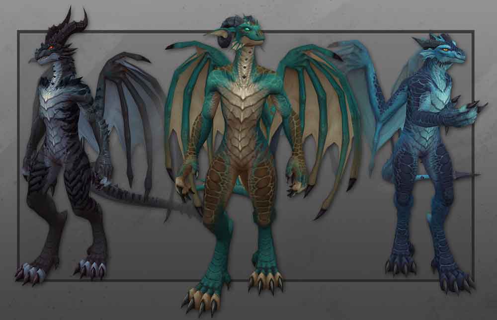 dracthyr dragon form full body