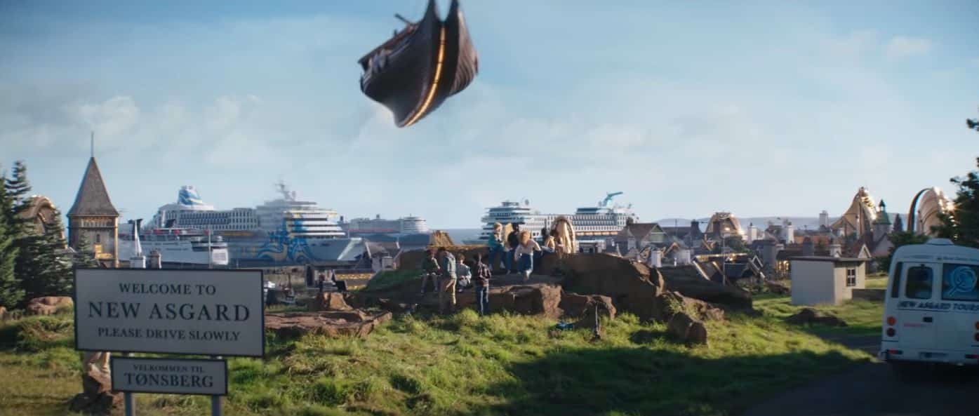 nuevo asgard en el tráiler de thor: love and thunder (marvel studios)