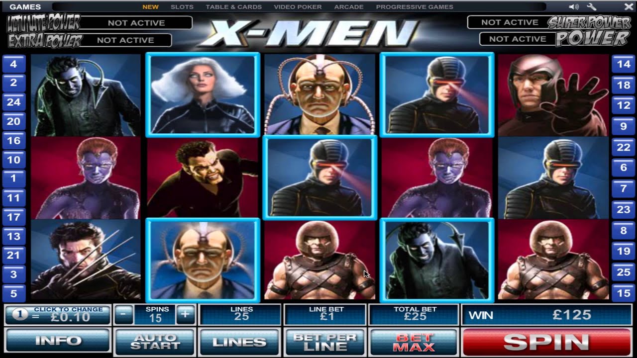 x-men slot