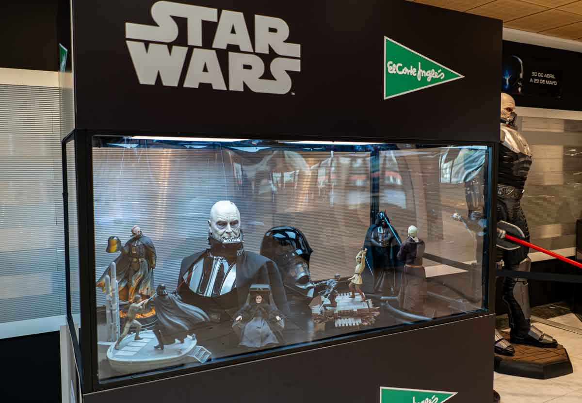 exposición star wars el corte inglés 4 de mayo 2022