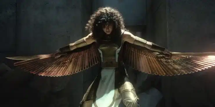 layla como escarabajo escarlata en caballero luna