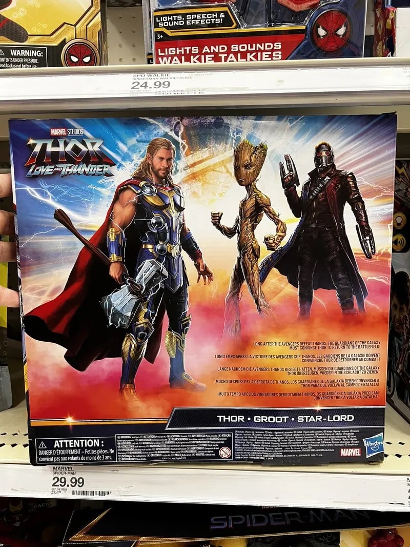 el merchandising de thor: love and thunder
