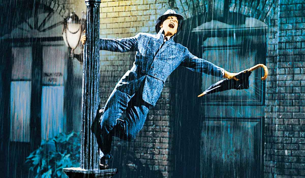 cantando bajo la lluvia