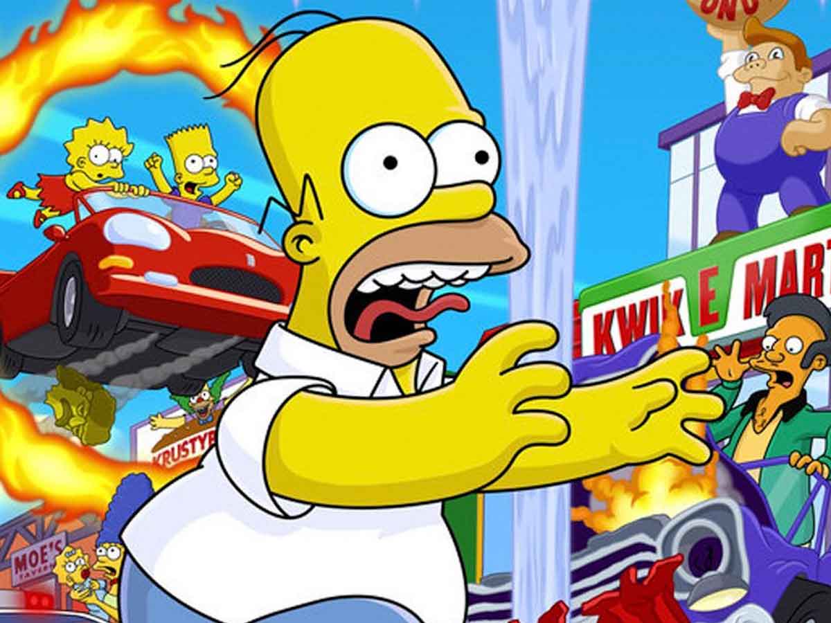 los simpson hit and run