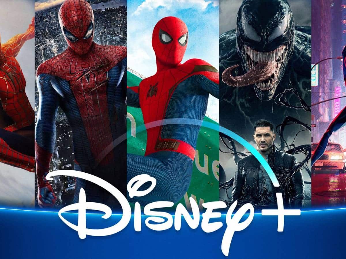 las películas de spider-man en disney+