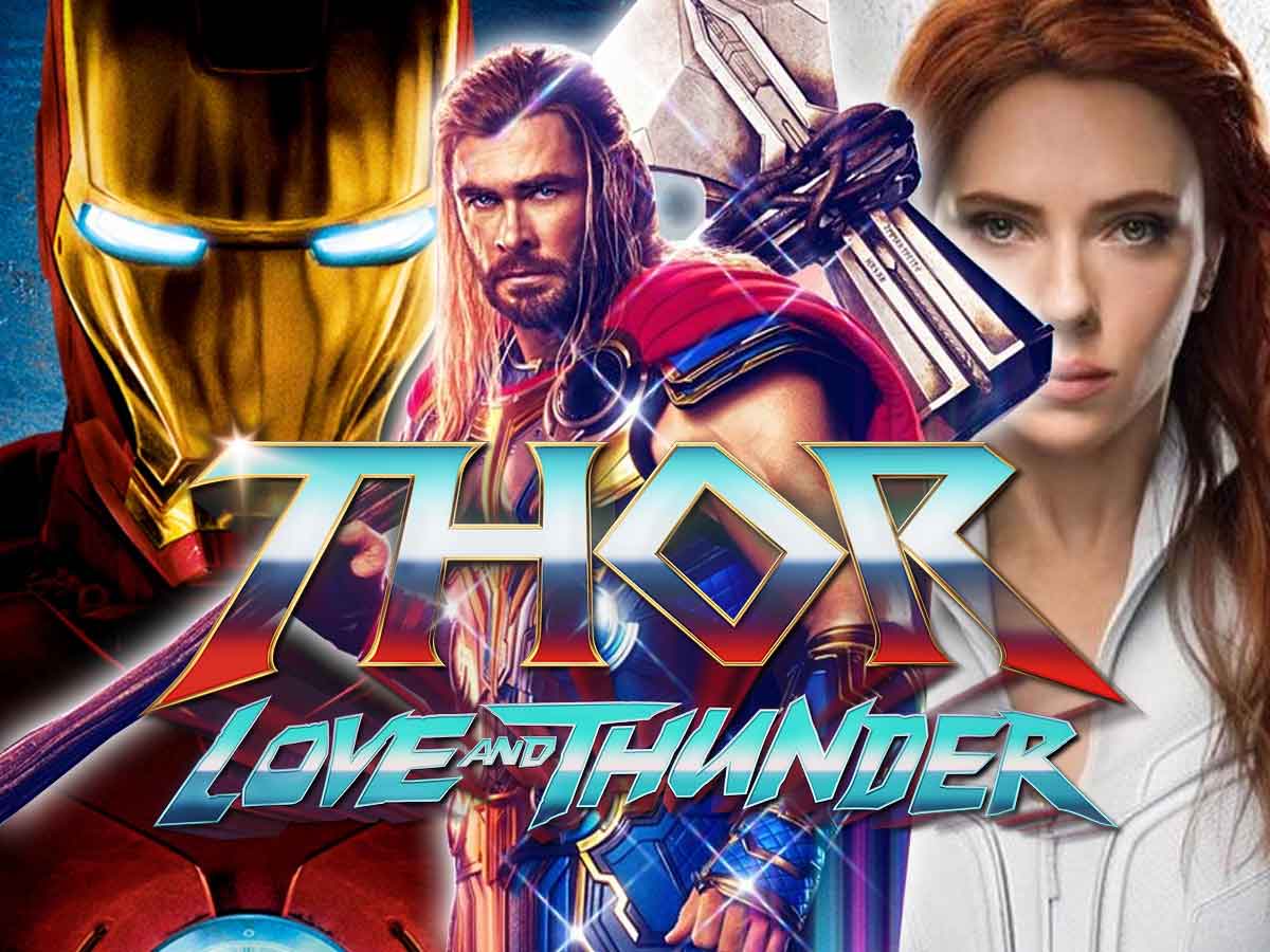 thor: love and thunder hace un gran homenaje a iron man y viuda negra